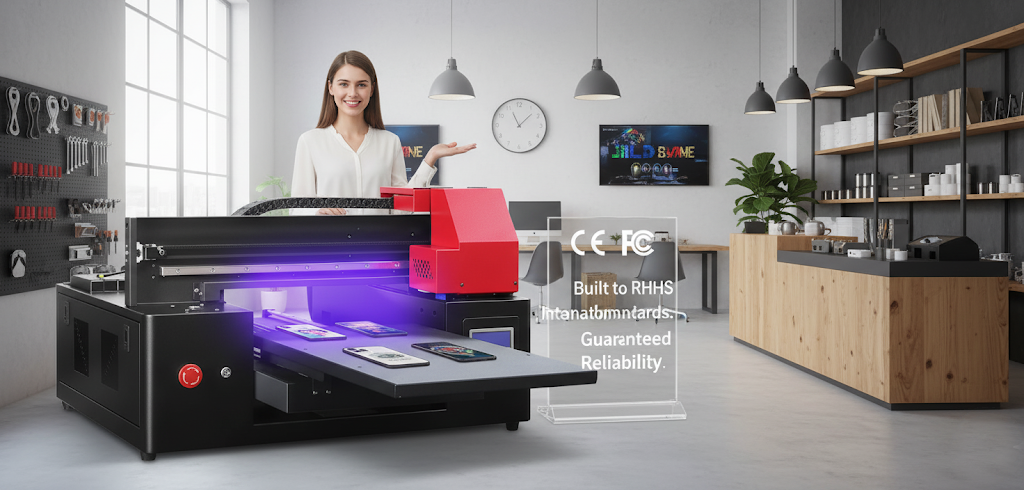 Reliable uv printer a3 with CE and RoHS certifications Certified uv printer a3 delivering reliable performance for customized product decoration