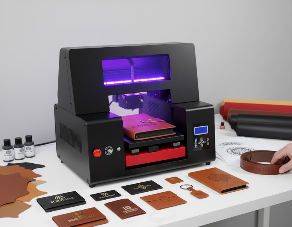 UV leather printer for custom branding