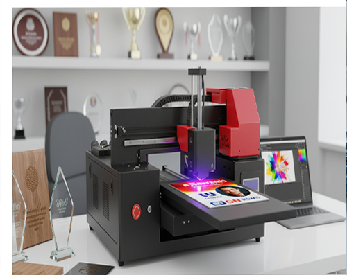 Efficient a3 uv led printer for professional graphic and product printing Modern a3 uv led printer delivering vivid color printing with energy-efficient LED curing