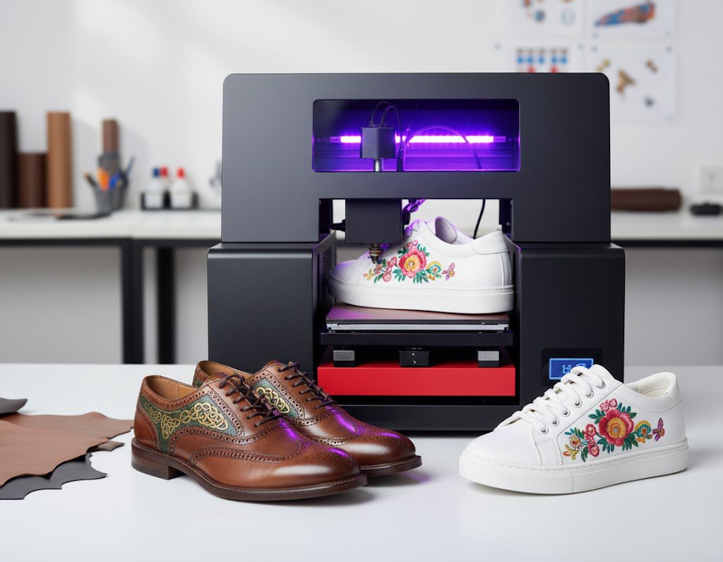 UV leather printer for shoes