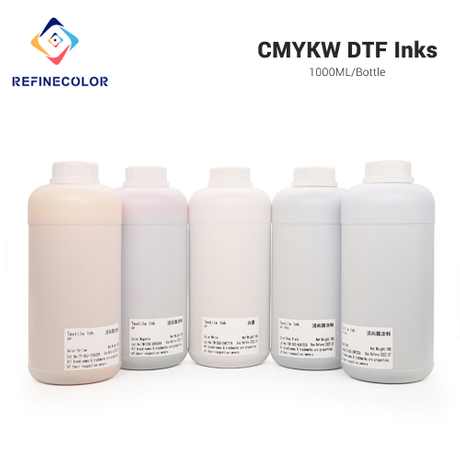 Quality DTF Inks CMYK White 5Color 500ml/1000ml With Wholesale Price