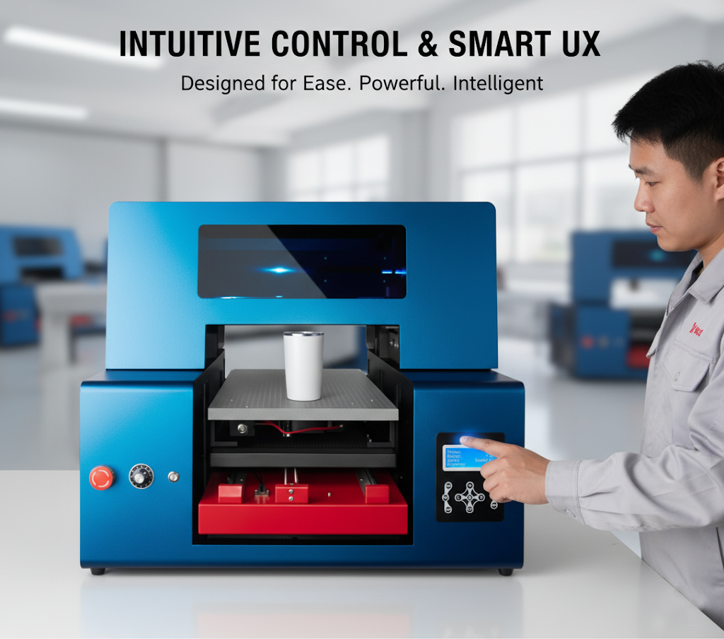 Blue UV Inkjet Printer for Customized Printing Solutions