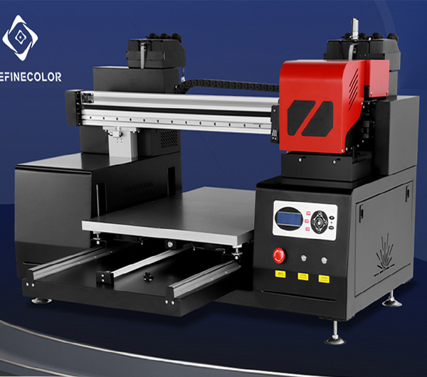 Pink ultraviolet printing machine