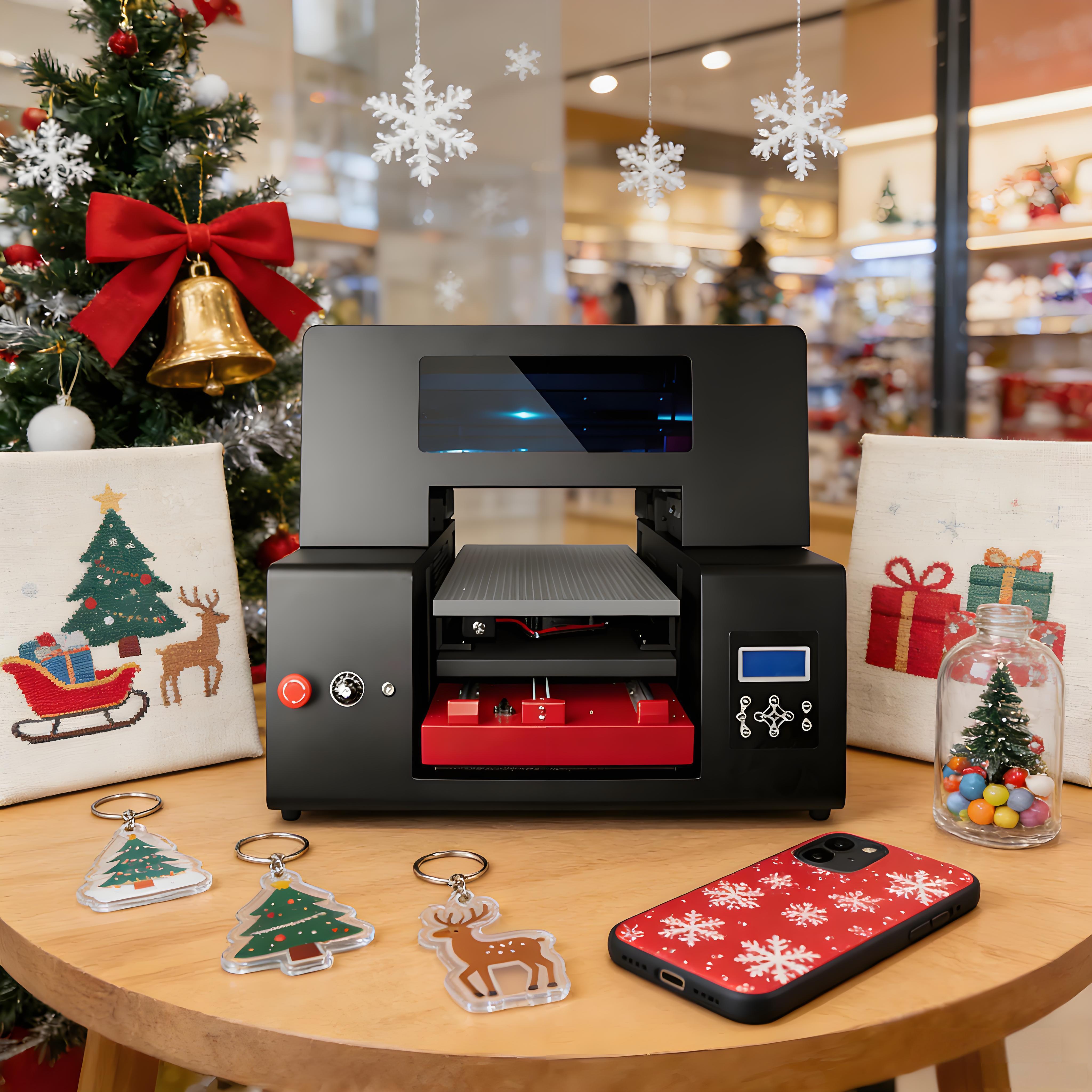 Unwrap the Profit of Customizing Christmas Gifts with Refinecolor ZZ2C Multifunctional UV Printer