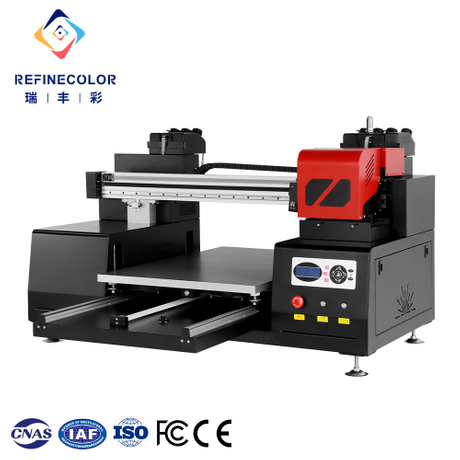 New Upgraded RF-6090S A1 Size UV Flatbed Printer Installed 3pcs Epson F1080 Printhead With Vacuum Table 