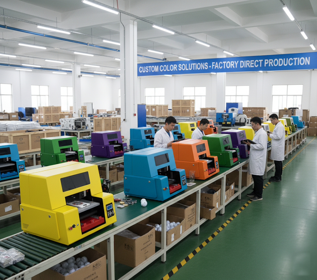 High-quality UV printer mini production line with custom colors. Professional factory ensures reliable performance, fast delivery, and OEM service.