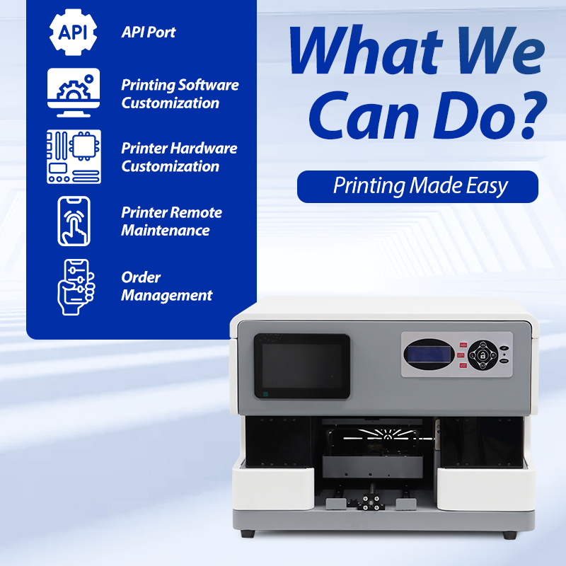 Refinecolor RF-ZP1S Multi-function Smart Wifi A5 UV Printer For Coins, Golf Ball, Phone Cases, Power bank and Mobile Electronics Printing