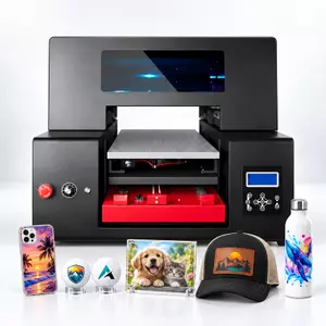 Refinecolor Multifunction A3 ZZ2C Flatbed UV DTF Printer for Metal Phone Case Stickers Golf Balls