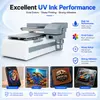 High End 6090 Ultra UV Flatbed Printer Epson i1600/i3200 Printhead with Visual Positioning System