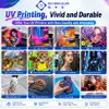 12" Dual Heads A3 UV DTF Printer RF-ZZ2C UV Flatbed Printer Vacuum Table Included