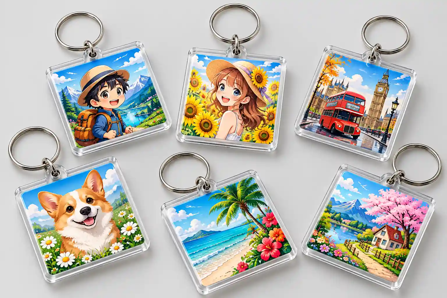 acrylic keychains