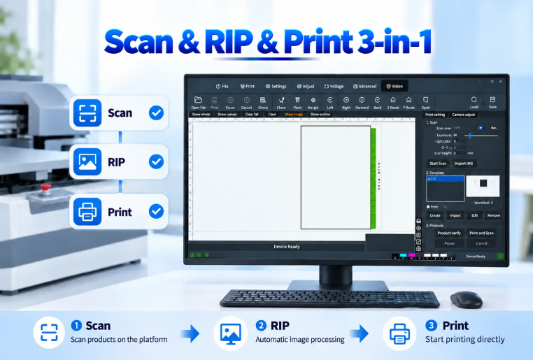 Scan & RIP & Print 3-in-1