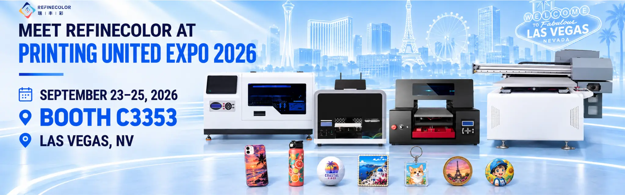 Refinecolor at Printing_United_Expo_2026 banner.webp