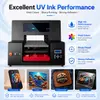 Refinecolor Multifunction A3 ZZ2C Flatbed UV DTF Printer for Metal Phone Case Stickers Golf Balls